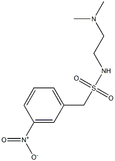 Structure of N-(2-(diMethylaMino)ethyl)-1-(3-nitrophenyl)MethanesulfonaMide