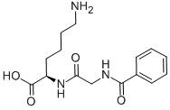 Structure of BZ-GLY-D-LYS-OH