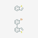 Structure of 1-benzothiophene,4-(3-bromophenyl)-1-benzothiophene