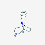Structure of (1s,6r)-9-benzyl-4,9-diazabicyclo[4.2.1]nonane