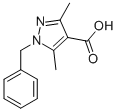 Structure of 1-BENZYL-3,5-DIMETHYL-1H-PYRAZOLE-4-CARBOXYLIC ACID