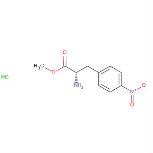 Phenylalanine, 4-nitro-, methyl ester, monohydrochloride结构式