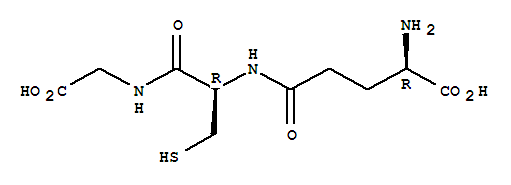 Glycine, D-γ-glutamyl-L-cysteinyl-结构式