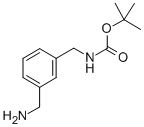 N-[3-(氨基甲基)苄基]氨基甲酸叔丁酯结构式