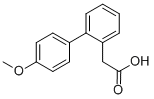 Structure of (4-METHOXY-BIPHENYL-2-YL)-ACETIC ACID