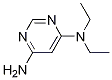 N4,N4-diethyl-pyrimidine-4,6-diyldiamine结构式
