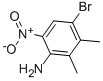 Structure of 4-BROMO-2,3-DIMETHYL-6-NITROANILINE