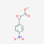 Methyl 3-(4-nitrophenyl)oxirane-2-carboxylate结构式