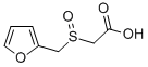 Structure of ACETIC ACID, [(2-FURANYLMETHYL)SULFINYL]-