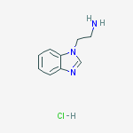 Structure of 1-(Aminoethyl)-1H-benzimidazole hydrochloride