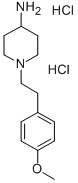 Structure of 4-AMINO-1-(4-METHOXYPHENETHYL)PIPERIDINE DIHYDROCHLORIDE