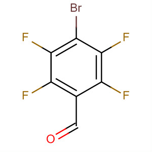 Structure of Benzaldehyde, 4-bromo-2,3,5,6-tetrafluoro-