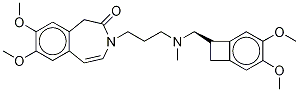 Structure of 3-[3-[[[(7S)-3,4-DiMethoxybicyclo[4.2.0]octa-1,3,5-trien-7-yl]Methyl]MethylaMino]propyl]-1,3-dihydro-7,8-diMethoxy-H-3-benzazepin-2-one