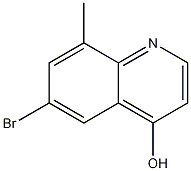 Structure of 6-Bromo-4-hydroxy-8-methylquinoline
