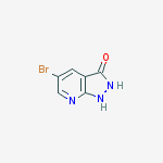 Structure of 5-Bromo-1H-pyrazolo[3,4-b]pyridin-3-ol