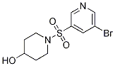 Structure of 1-(5-broMopyridin-3-ylsulfonyl)piperidin-4-ol