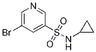Structure of 5-broMo-N-cyclopropylpyridine-3-sulfonaMide