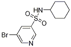 Structure of 5-broMo-N-cyclohexylpyridine-3-sulfonaMide