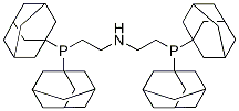 Structure of Bis[2-(di-1-adamantylphosphino)ethyl]amine, min. 97%