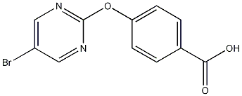 4-[(5-溴嘧啶-2-基)氧基]苯甲酸结构式
