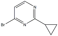 4-bromo-2-cyclopropylpyrimidine结构式