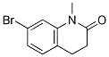 Structure of 2(1H)-Quinolinone, 7-bromo-3,4-dihydro-1-methyl-