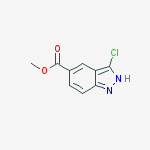 Structure of 1H-Indazole, 3-bromo-7-(trifluoromethyl)-