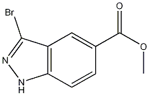 Structure of Methyl 3-bromoindazole-5-carboxylate