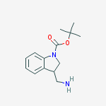 Structure of tert-Butyl 3-(aMinoMethyl)indoline-1-carboxylate