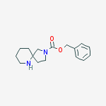Structure of 2,6-Diazaspiro[4.5]decane-2-carboxylic acid, phenylmethyl ester