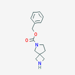 benzyl 2,6-diazaspiro[3.4]octane-6-carboxylate结构式