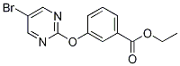 ETHYL 3-(5-BROMOPYRIMIDIN-2-YLOXY)BENZOATE结构式