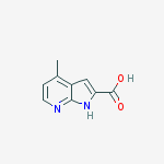 Structure of 4-methyl-1h-pyrrolo[2,3-b]pyridine-2-carboxylic Acid