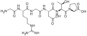 Structure of H-GLY-ARG-GLY-ASP-THR-PRO-OH