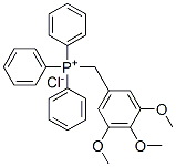 Triphenyl-[(3,4,5-trimethoxyphenyl)-methyl]-phosphonium chloride结构式