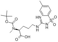 Structure of BOC-N-ME-ARG(TOS)-OH