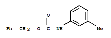 Structure of CARBANILIC ACID,M-METHYL-,BENZYL ESTER