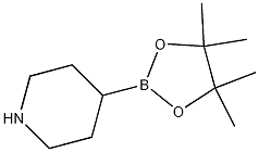 Structure of 4-(4,4,5,5-Tetramethyl-1,3,2-dioxaborolan-2-yl)piperidine