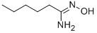N-HYDROXY-HEXANAMIDINE 的化学结构式