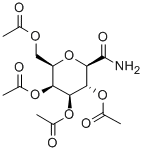 2,3,4,6-TETRA-O-ACETYL-BETA-D-GALACTOPYRANOSYL FORMAMIDE结构式