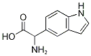 ALPHA-氨基-1H-吲哚-5-乙酸结构式