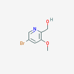 Structure of (5-Bromo-3-methoxypyridin-2-yl)methanol