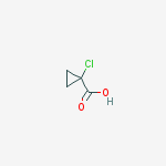 Structure of 1-chlorocyclopropane-1-carboxylic acid