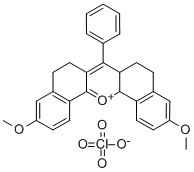 Structure of 3,11-DIMETHOXY-7-PHENYL-6,8,9,13B-TETRAHYDRO-5H-DIBENZO[C,H]XANTHYLIUM PERCHLORATE