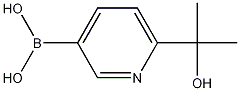 Structure of 6-(2-HYDROXYPROPAN-2-YL)PYRIDIN-3-YLBORONIC ACID