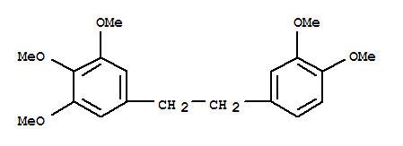 benzene, 5-[2-(3,4-dimethoxyphenyl)ethyl]-1,2,3-trimethoxy-结构式