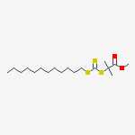 Structure of Methyl 2-(dodecylthiocarbonothioylthio)-2-methylpropionate