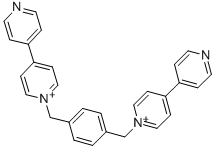 Structure of 1,1-(P-XYLYLENE)BIS(4,4-BIPYRIDINIUM) BIS(HEXAFLUOROPHOSPHATE)