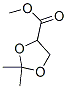 1,3-Dioxolane-4-carboxylicacid, 2,2-dimethyl-, methyl ester结构式