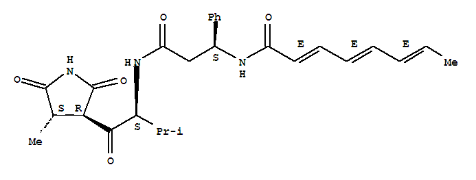 Structure of andrimid